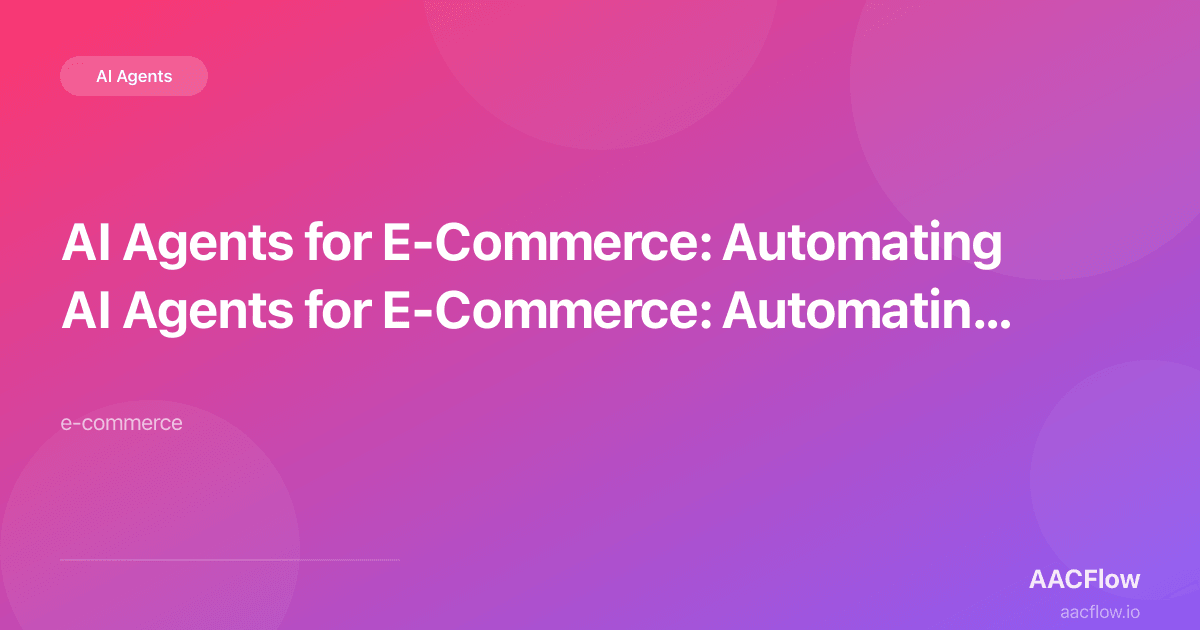 AI Agents for E-Commerce: Automating Wildberries, Ozon, Avito and 15+ Marketplaces