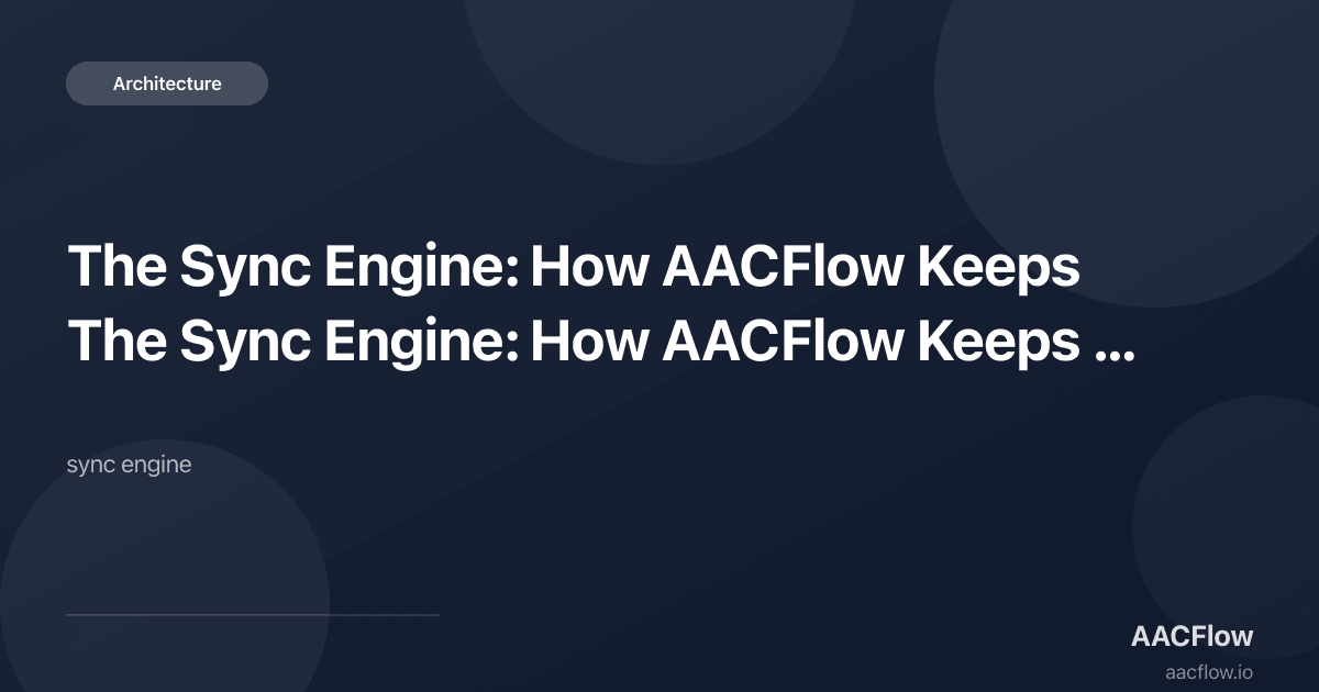 The Sync Engine: How AACFlow Keeps 170+ Data Sources Fresh Without Melting Your Server