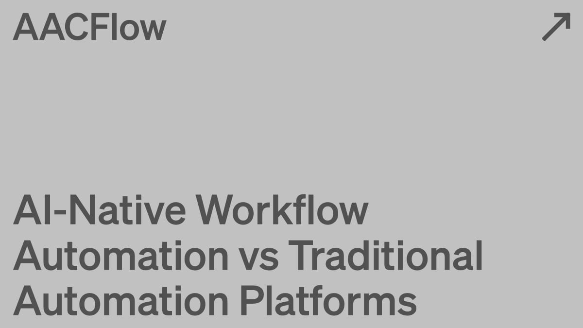 AI-Native Workflow Automation vs Traditional Automation Platforms