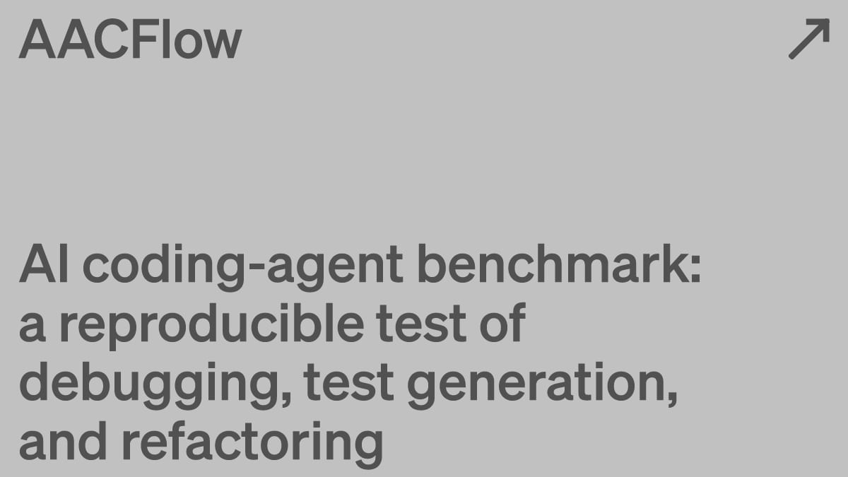 AI coding-agent benchmark: a reproducible test of debugging, test generation, and refactoring